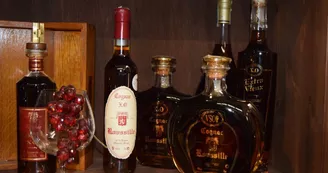Cognac et Pineau Roussille