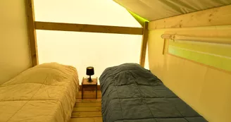 Nuit en tente écolodge au Camping Val de Loire en Ré