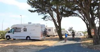 Aire de stationnement camping-cars Le Bois-Plage en Ré