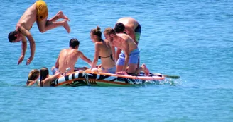 Découverte, sensation & partage en paddle géant par "la Cabane Verte"
