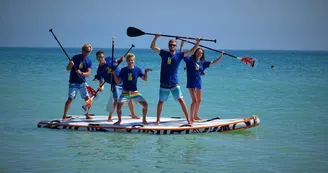 Cours de catamarans, planche à voile, stand up paddle, wing par "la Cabane Verte"