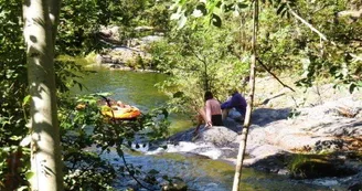 Les rives de la Besorgues au moulin de Charrier 