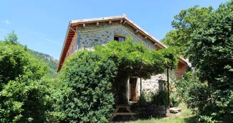façade sud du gite
