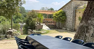 Terrasse privé à l'abri exterieur