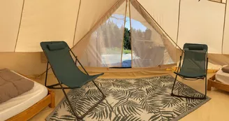 Tente tipi Camping Ferme de Simondon