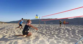 beach volley plage_biscarrosse