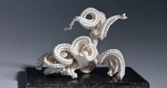 Sculptures fibre  Cérianthe 12
