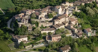 Vue aérienne de Saint-Vincent-de-Barrès