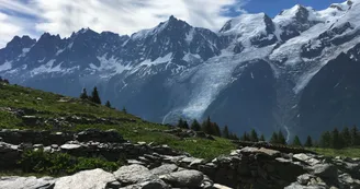 vue massif du mot-blanc depuis chailloux