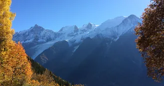 vue massif du mont-blanc depuis plan la cry