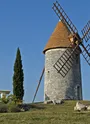 Le moulin d'Arthus et ses tables de lecture du paysage du Vignoble du Cognac