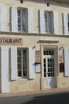 Façade du Restaurant Grain de Sel à Chevanceaux en Haute-Saintonge