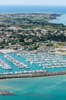 Vue aérienne Port de St Denis d'Oléron