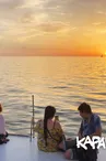 Sortie à l'heure du coucher de soleil en catamaran à voile - Kapalouest