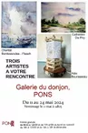 Exposition au Donjon (3 artistes)