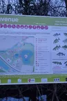 Panneau d'information parcours de pêche Jonzac