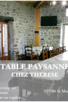 Table paysanne "Chez Thérèse"