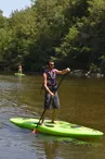 Paddle sur le plan d'eau