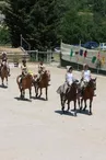 Riding horses at the Haras de Bressac