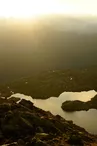 Lac Cornu au coucher de soleil