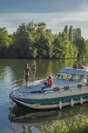 Croisière sur la Sarthe à bord d'un bateau habitable - Anjou Navigation